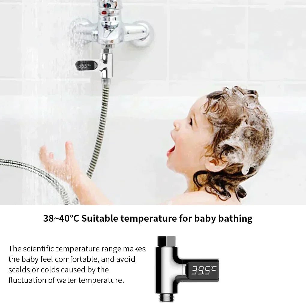 LED Display Shower Thermometer – Digital Water Temperature Monitor