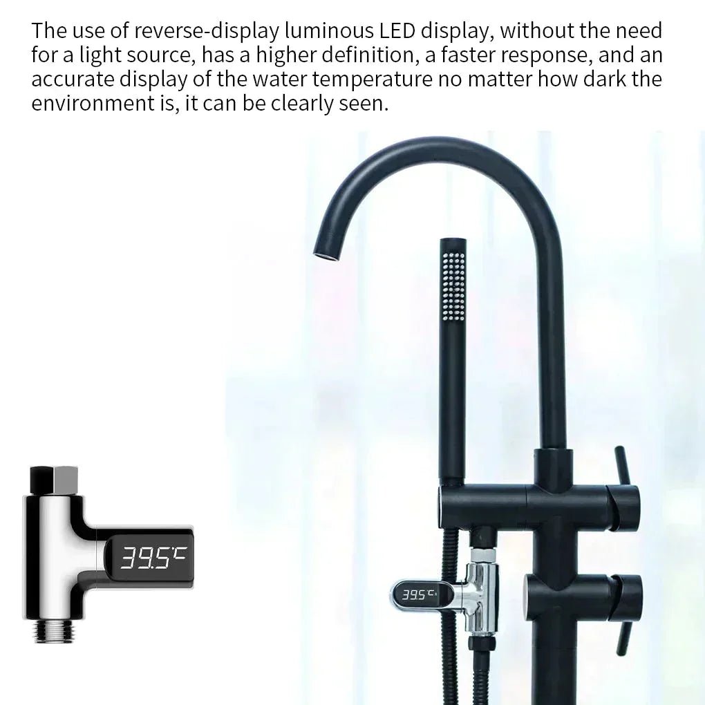 LED Display Shower Thermometer – Digital Water Temperature Monitor