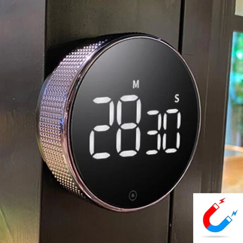 Magnetic Digital Smart Timer – LED Display Kitchen & Workout Countdown Clock