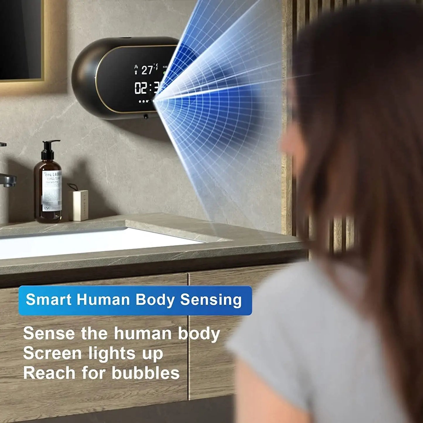Liquid Foam Soap Dispenser – Automatic Touchless Bathroom & Kitchen Pump