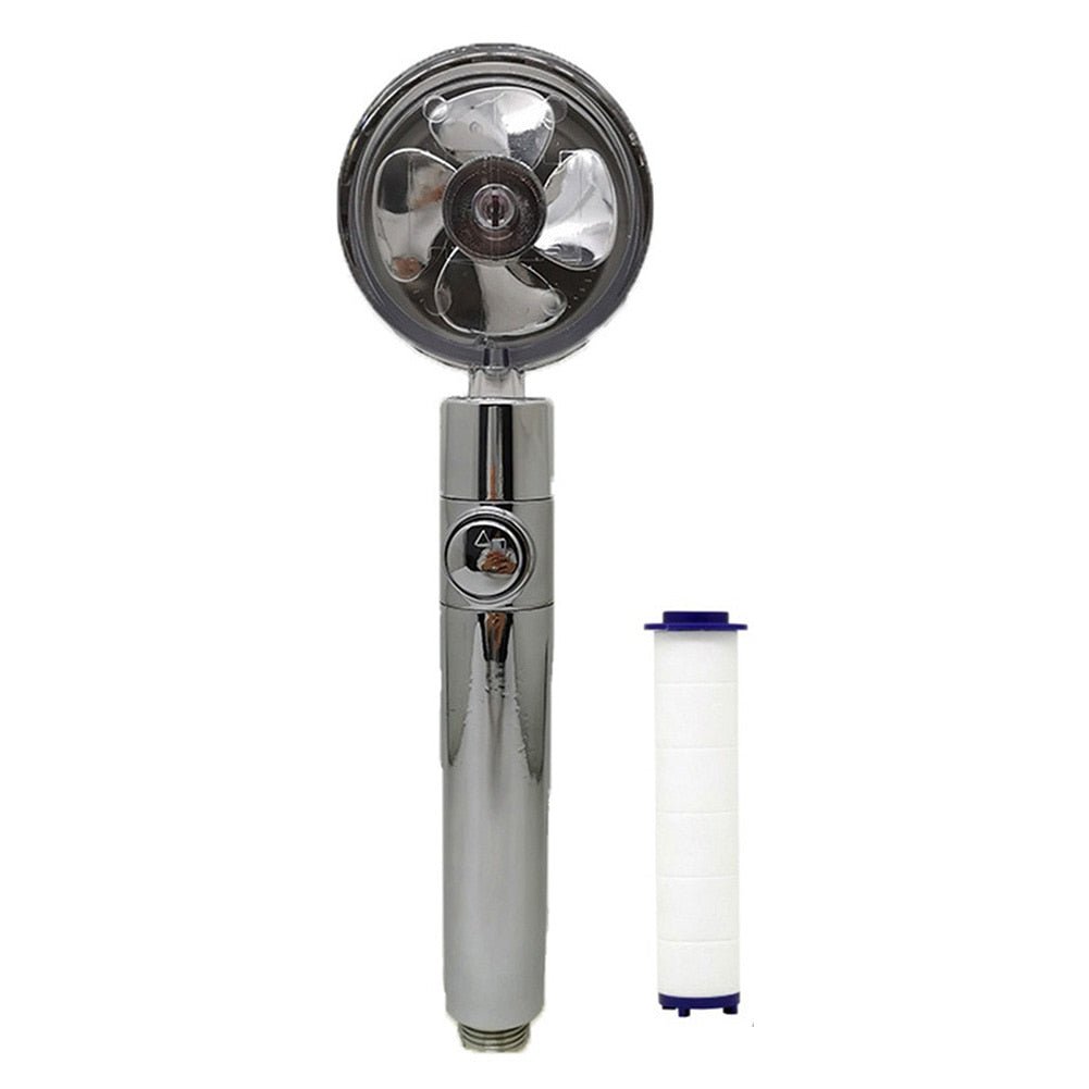 360° Rotating Shower Head – High Pressure Adjustable Water Saving Nozzle