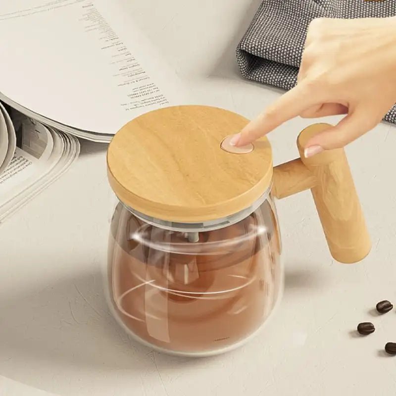 Automatic Self Stirring Coffee Cup – Stainless Steel Travel Mug